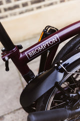 Faltrad Brompton C Line High Red Plum 12-Gang