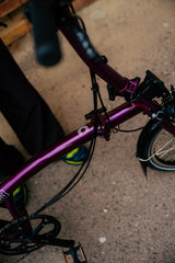 Faltrad Brompton C Line Mid Amethyst Lacquer 12-Gang