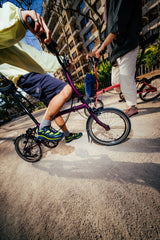 Faltrad Brompton C Line Mid Amethyst Lacquer 12-Gang