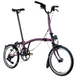 Faltrad Brompton C Line Mid Amethyst Lacquer 12-Gang