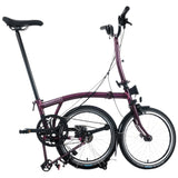 Faltrad Brompton C Line Mid Amethyst Lacquer 12-Gang