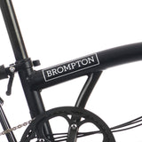 Faltrad Brompton C Line Low Matt Black 12-Gang
