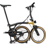 Faltrad Brompton T Line Ceratech Cobalt Black 4 Speed