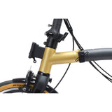 Faltrad Brompton T Line Ceratech Cobalt Black 4 Speed