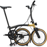Faltrad Brompton T Line Ceratech Cobalt Black 4 Speed