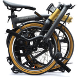 Faltrad Brompton T Line Ceratech Cobalt Black 4 Speed
