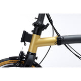 Faltrad Brompton T Line Ceratech Cobalt Black 4 Speed